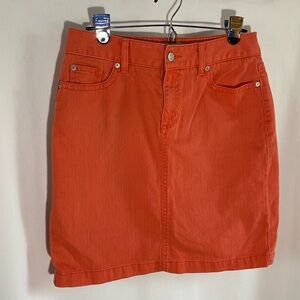 L.L. Beans Women’s Jean skirt, size 10